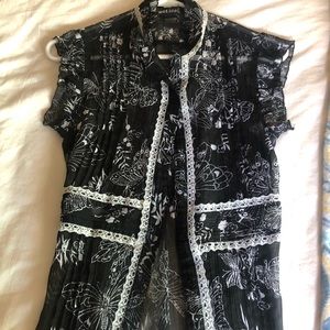 Wet Seal See Through Top